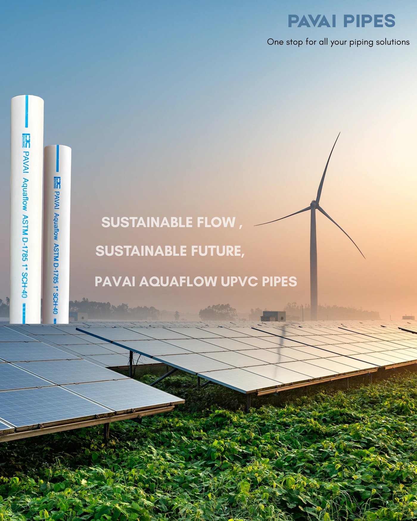 Pavai Aquaflow UPVC pipes