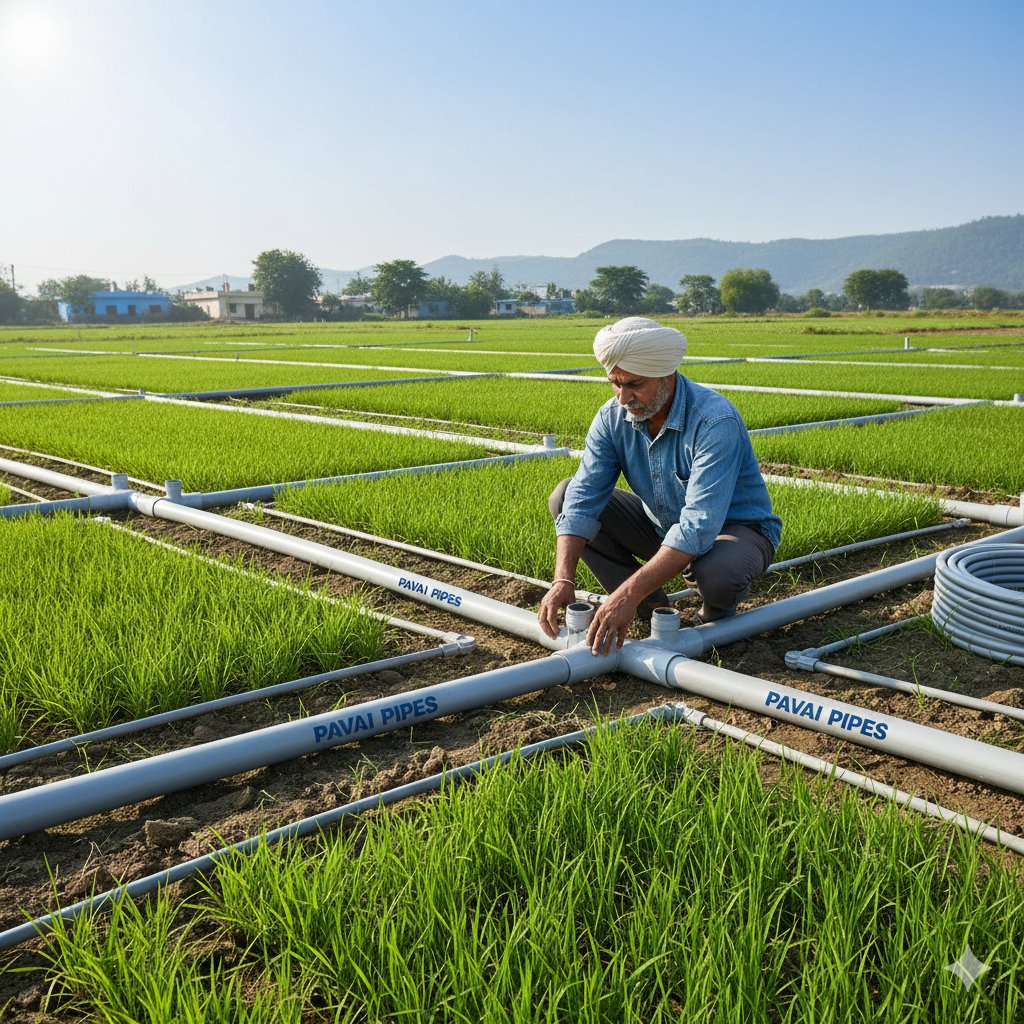 Pavai Pipes PVC pipes used for farm irrigation